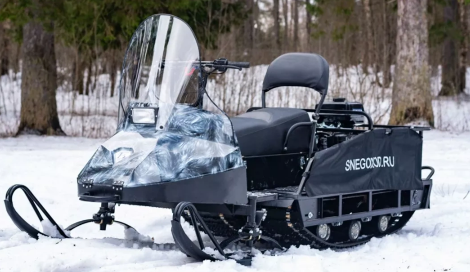Миниснегоход Егерь Экспедитор 20 л.с. , реверс, тормоз, капот белый в Екатеринбурге
