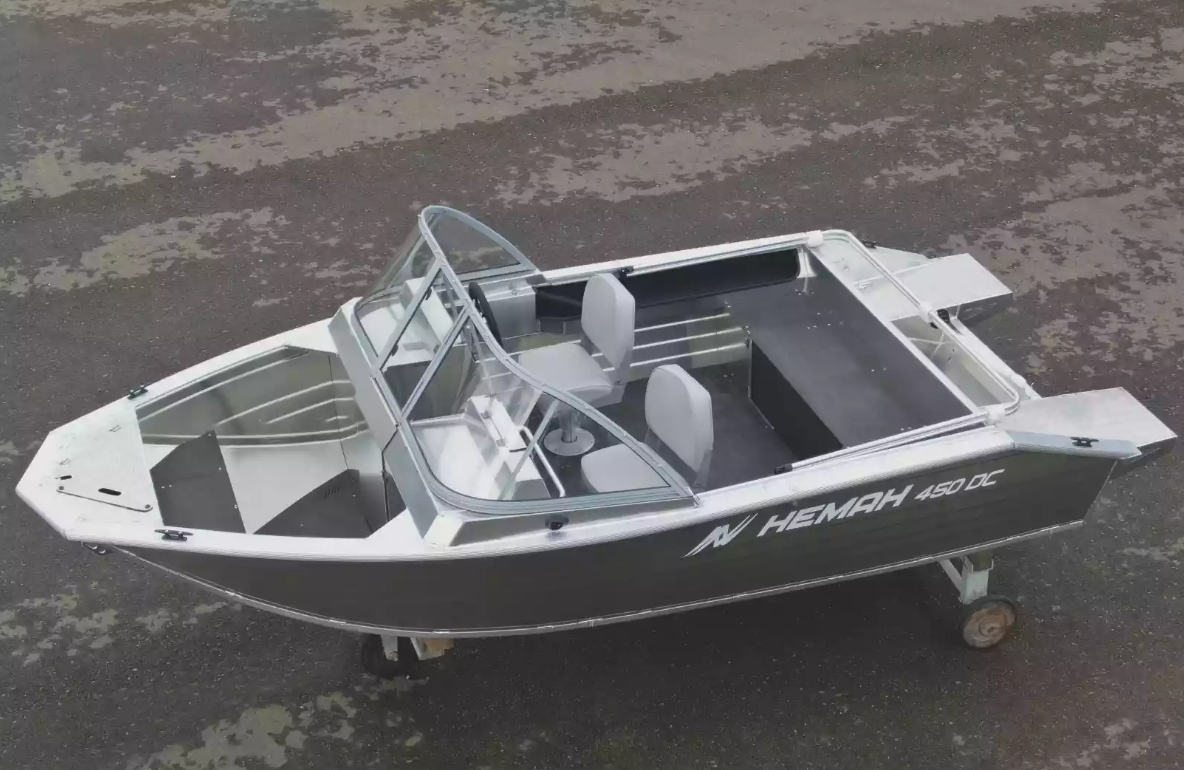 Алюминиевый катер Неман-450 DC NEW без покраски в Екатеринбурге