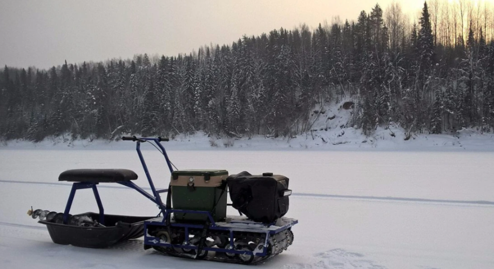Мотобуксировщик Альбатрос-L 8 с фарой в Екатеринбурге