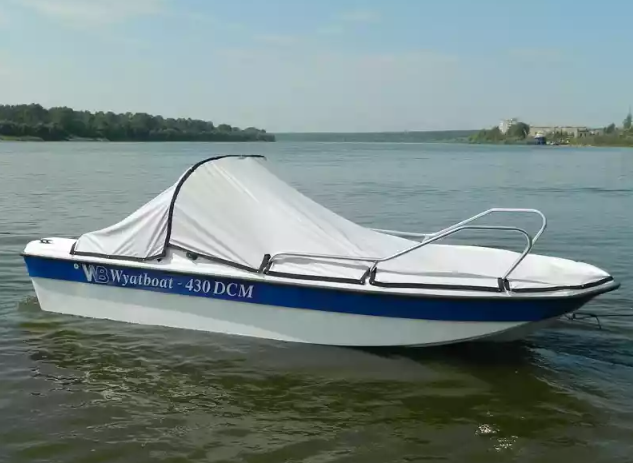 Стеклопластиковый катер Wyatboat-430 DCM (тримаран) в Екатеринбурге