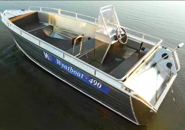 Алюминиевый катер Wyatboat-490 C в Екатеринбурге