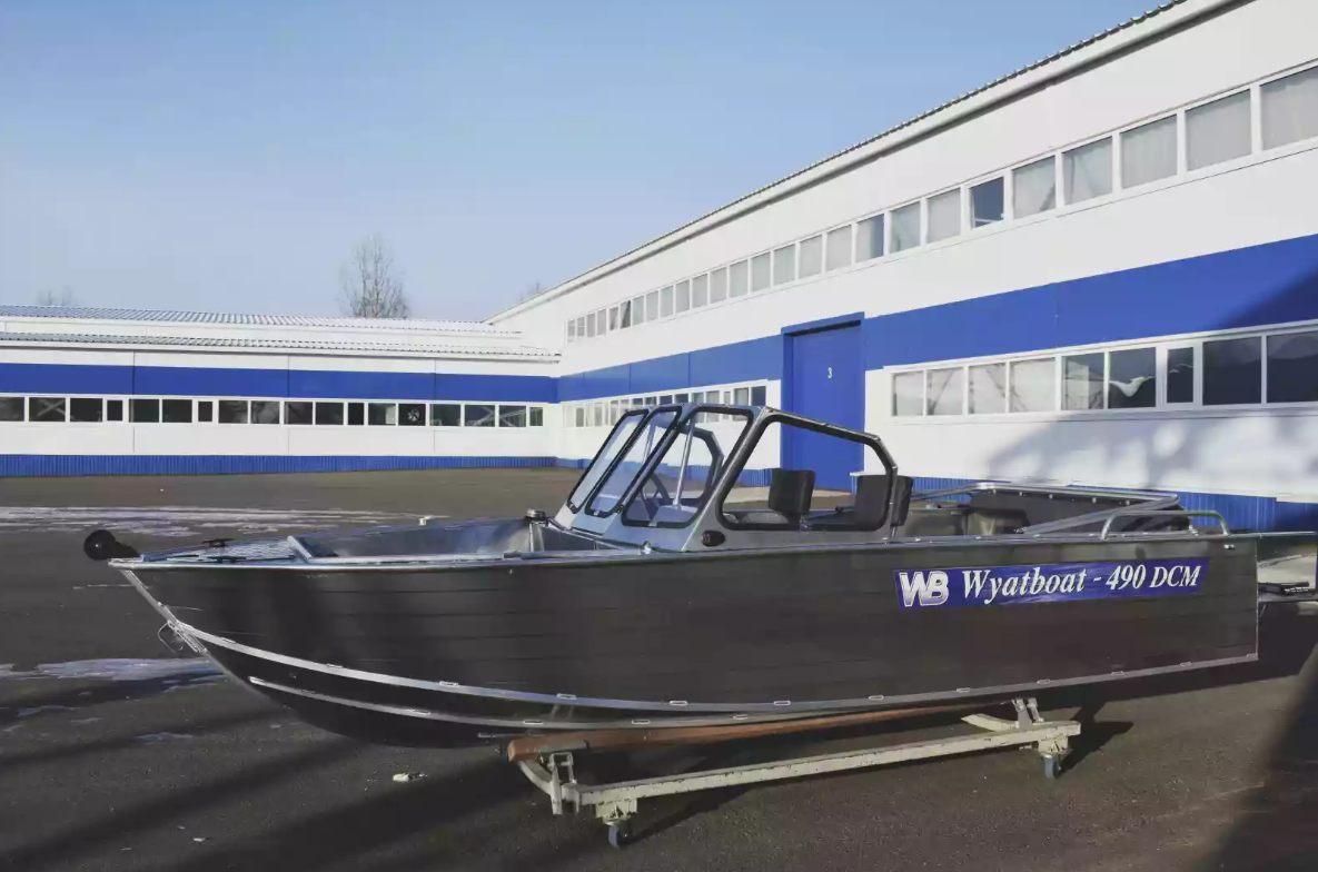 Алюминиевый катер Wyatboat-490 DCM Pro в Екатеринбурге