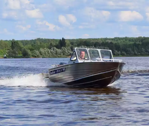 Алюминиевый катер Wyatboat-490 DCM Pro в Екатеринбурге
