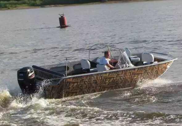 Алюминиевый катер Wyatboat-660 в Екатеринбурге