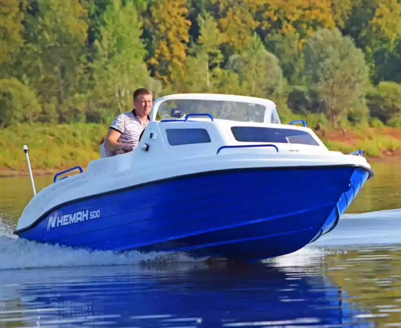 Комбинированный катер Neman-500 с каютой в Екатеринбурге