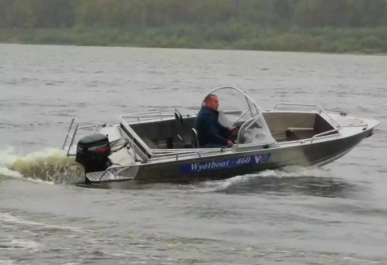 Алюминиевый катер Wyatboat-460 DCM в Екатеринбурге