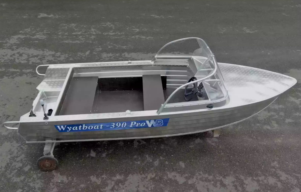 Алюминиевый катер Wyatboat-390 Pro в Екатеринбурге