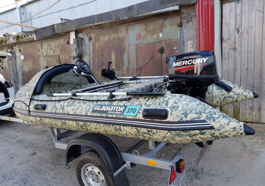 НАДУВНАЯ ЛОДКА GLADIATOR C370AL в Екатеринбурге