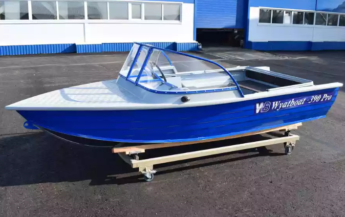 Алюминиевый катер Wyatboat-390 Pro в Екатеринбурге