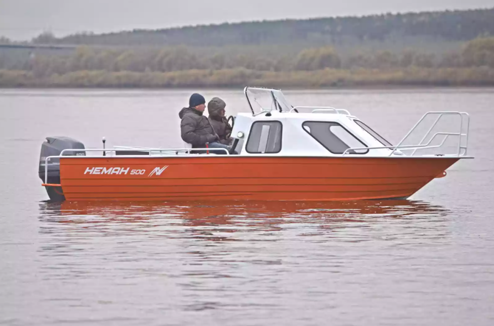 Алюминиевый катер Неман-500 (каютный) в Екатеринбурге