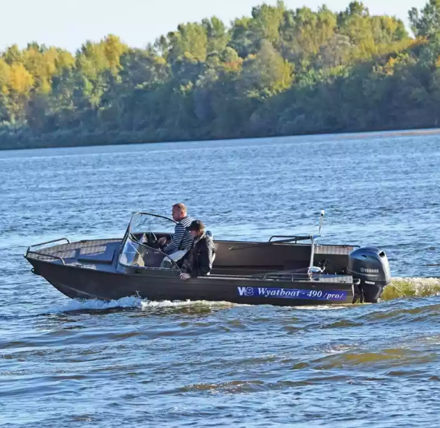 Алюминиевый катер Wyatboat-490 Pro в Екатеринбурге