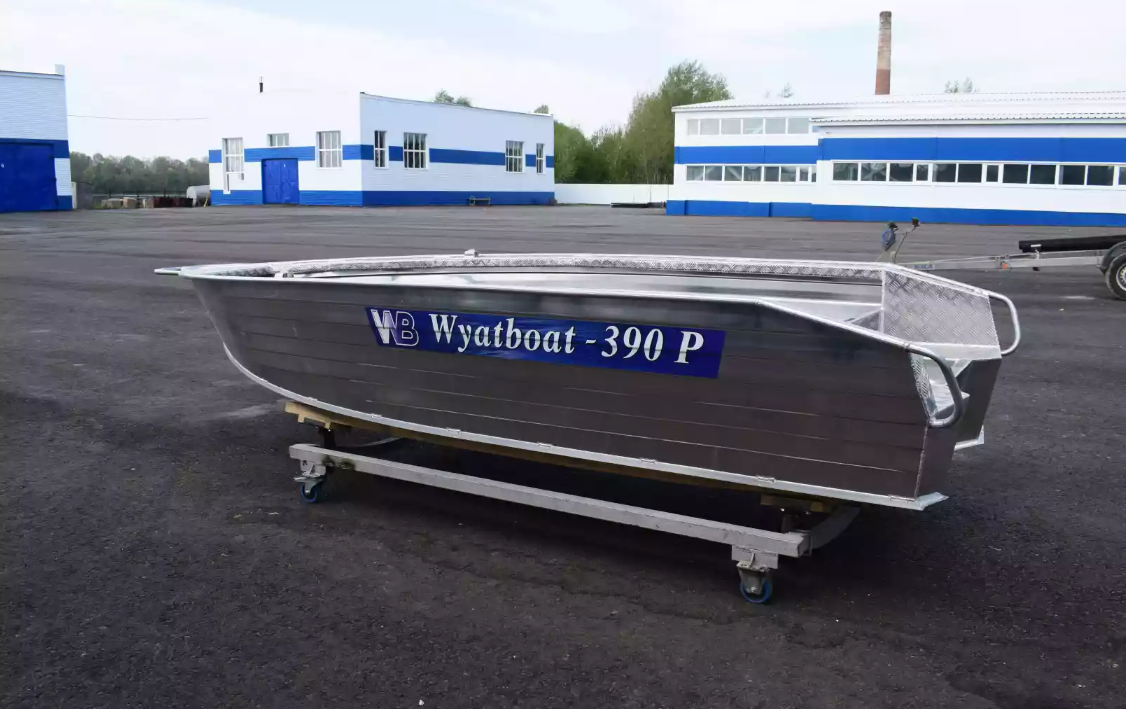 Алюминиевая лодка Wyatboat-390Р Увеличенный борт в Екатеринбурге