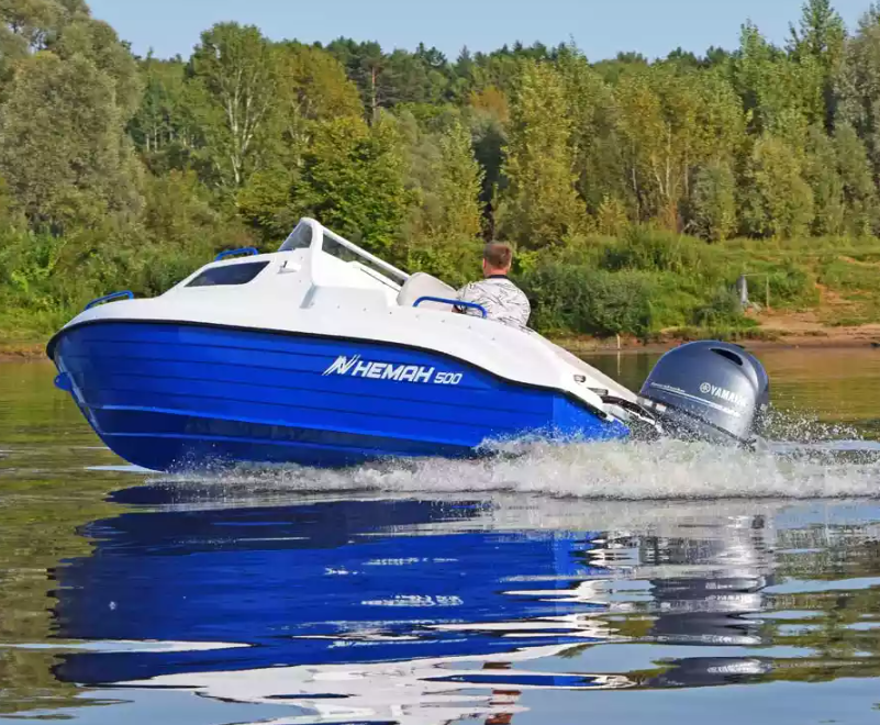 Комбинированный катер Neman-500 с каютой в Екатеринбурге