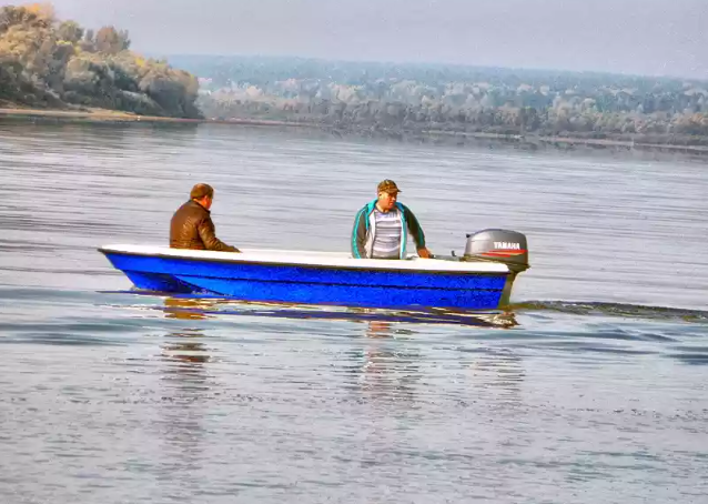 Стеклопластиковая лодка Wyatboat 430 тримаран в Екатеринбурге