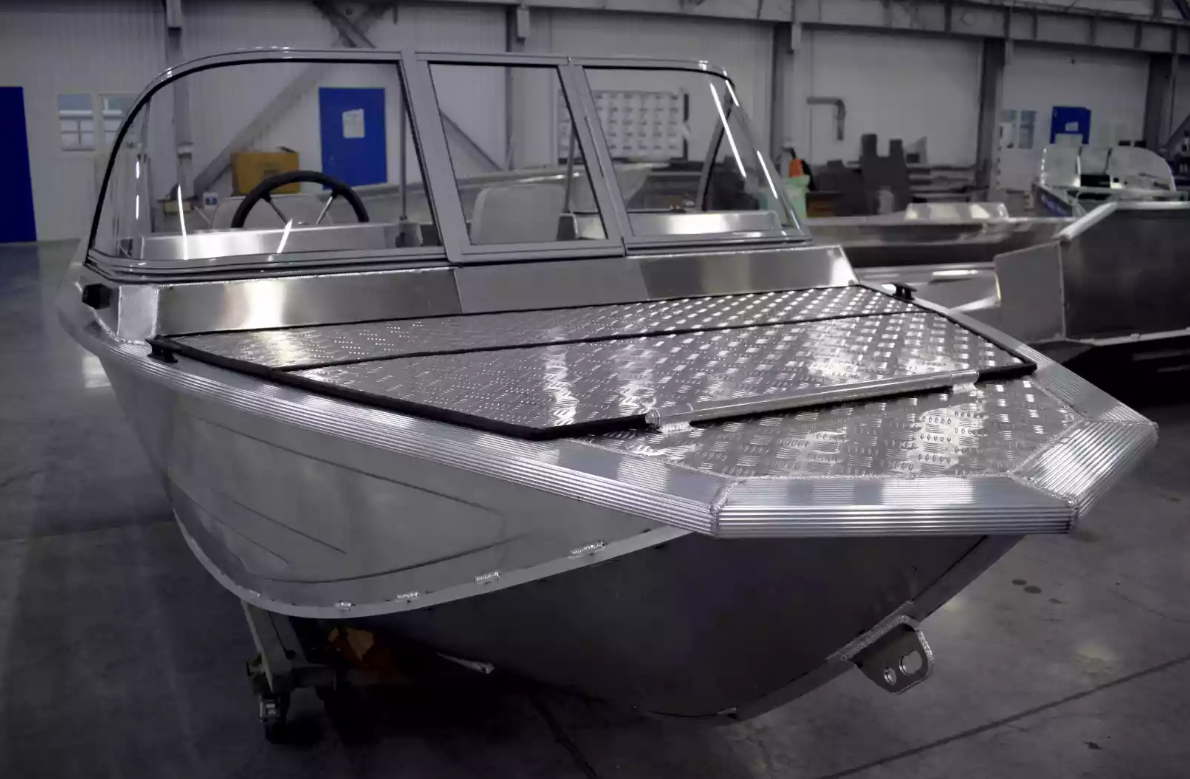 Алюминиевый катер Неман-450 DC NEW без покраски в Екатеринбурге