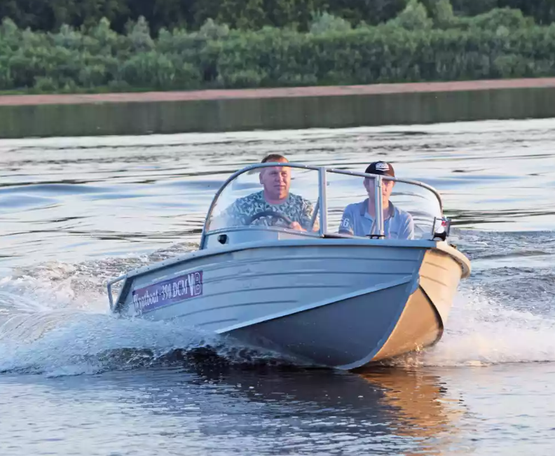 Алюминиевый катер Wyatboat-390 DCM в Екатеринбурге