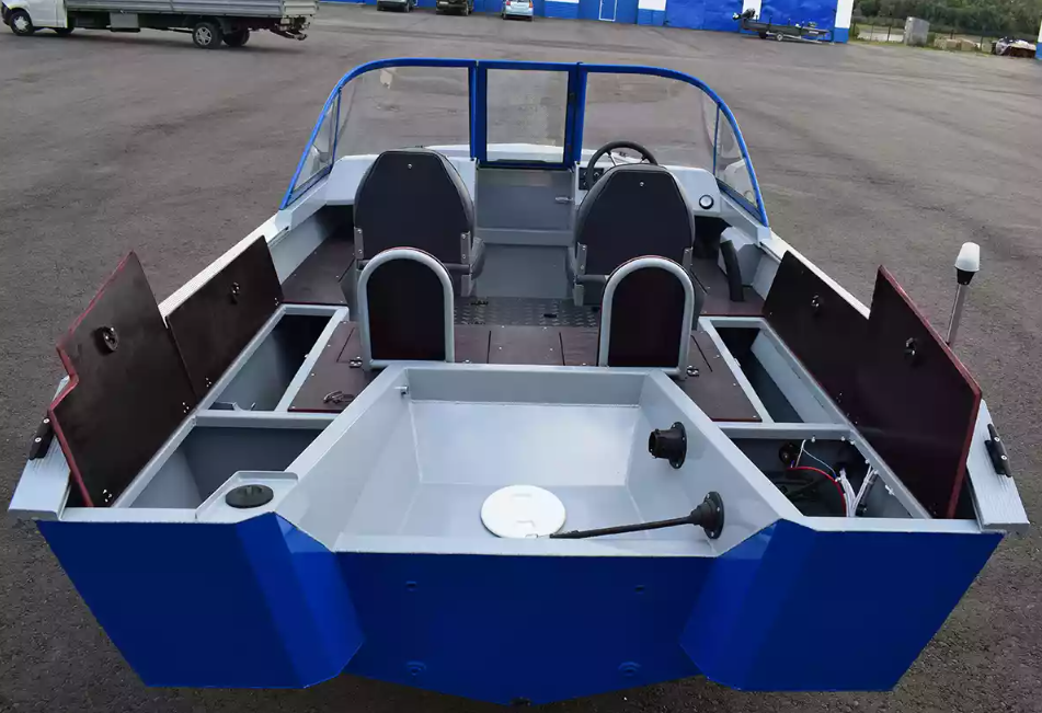 Алюминиевый катер Gold Fisher 480 DCM FISH в Екатеринбурге