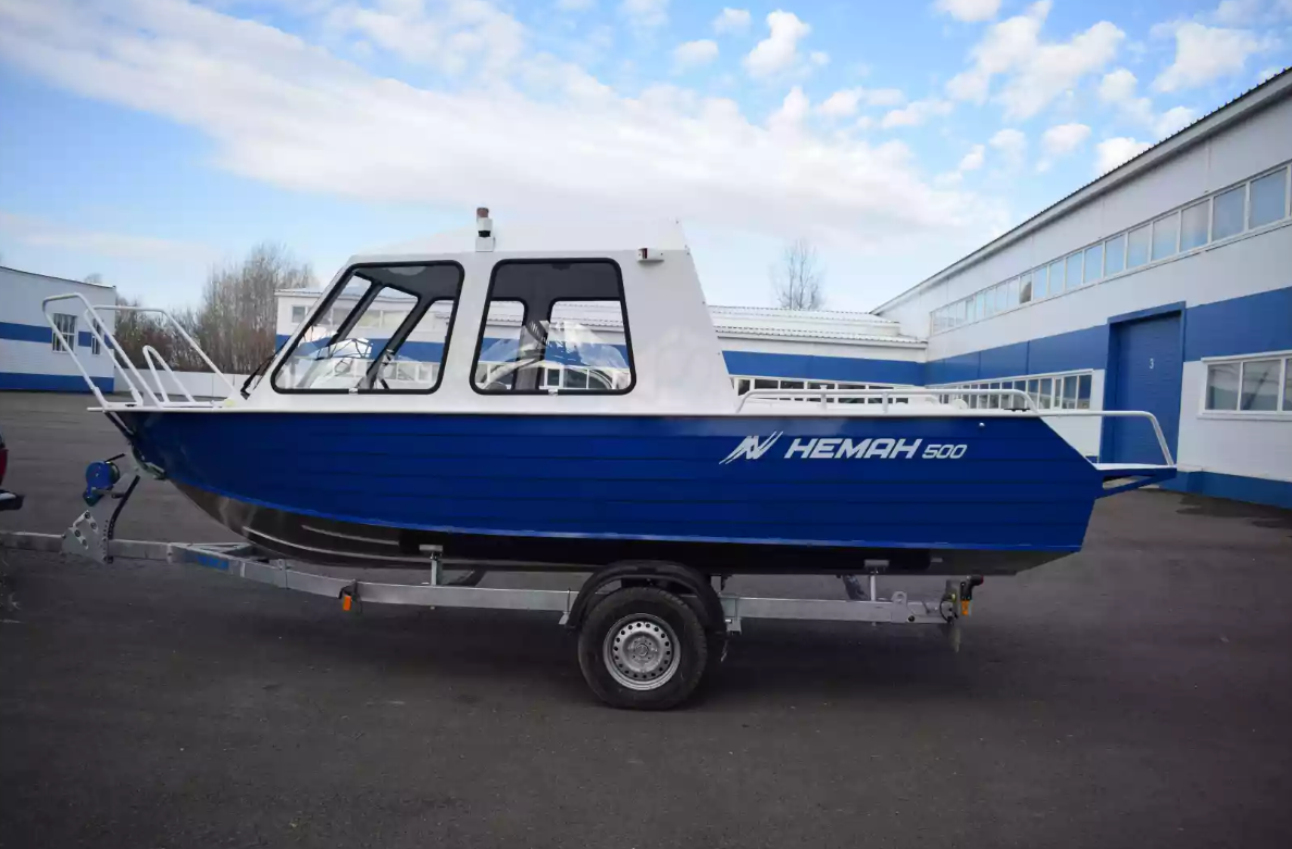 Алюминиевый катер Неман-500 (закрытая рубка) в Екатеринбурге