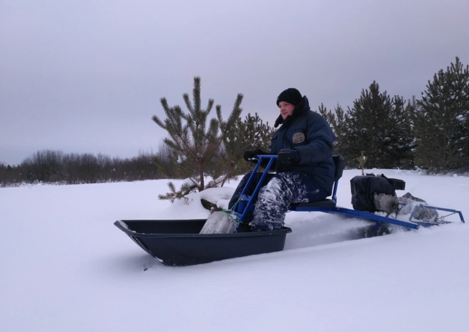 Мотобуксировщик толкач Альбатрос-XL8 с модулем. Без фары, тележки в Екатеринбурге