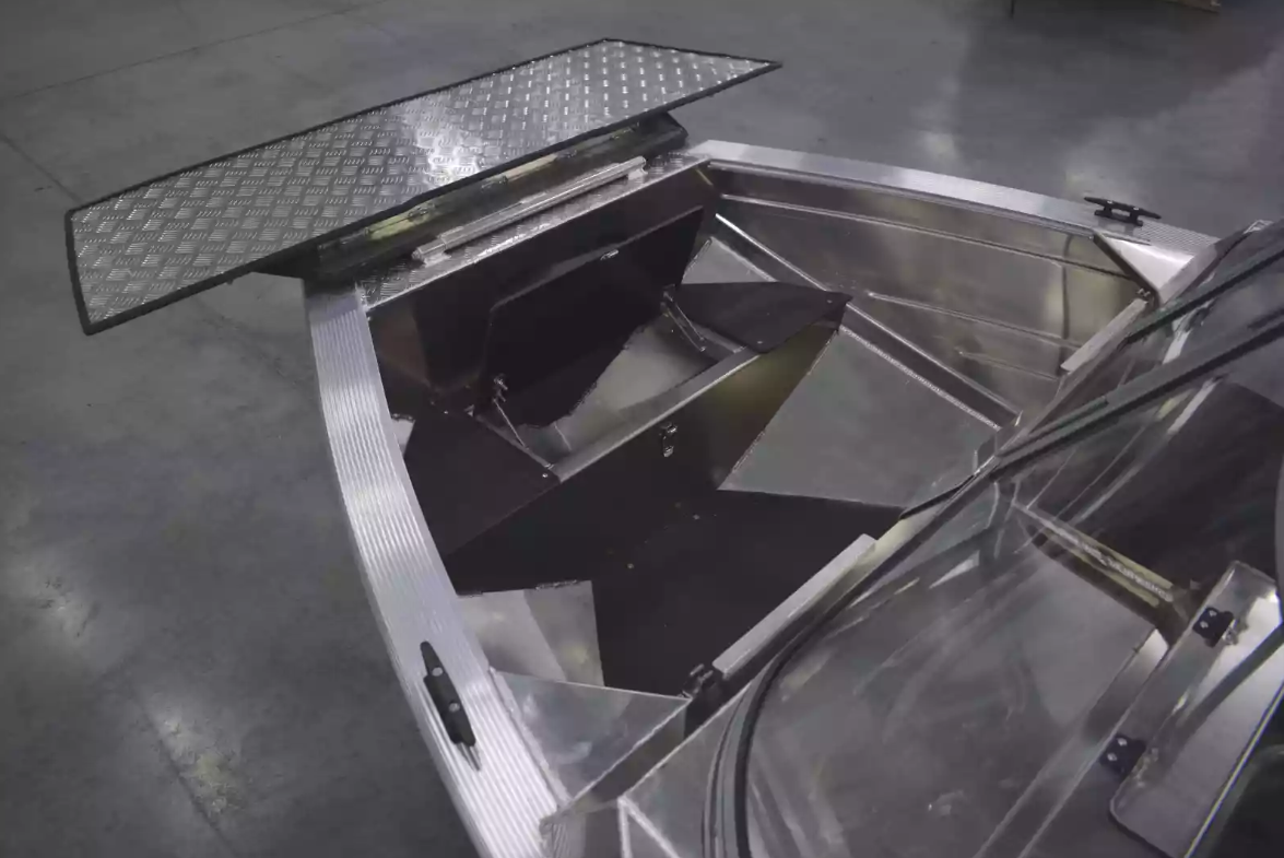 Алюминиевый катер Неман-450 DC NEW без покраски в Екатеринбурге