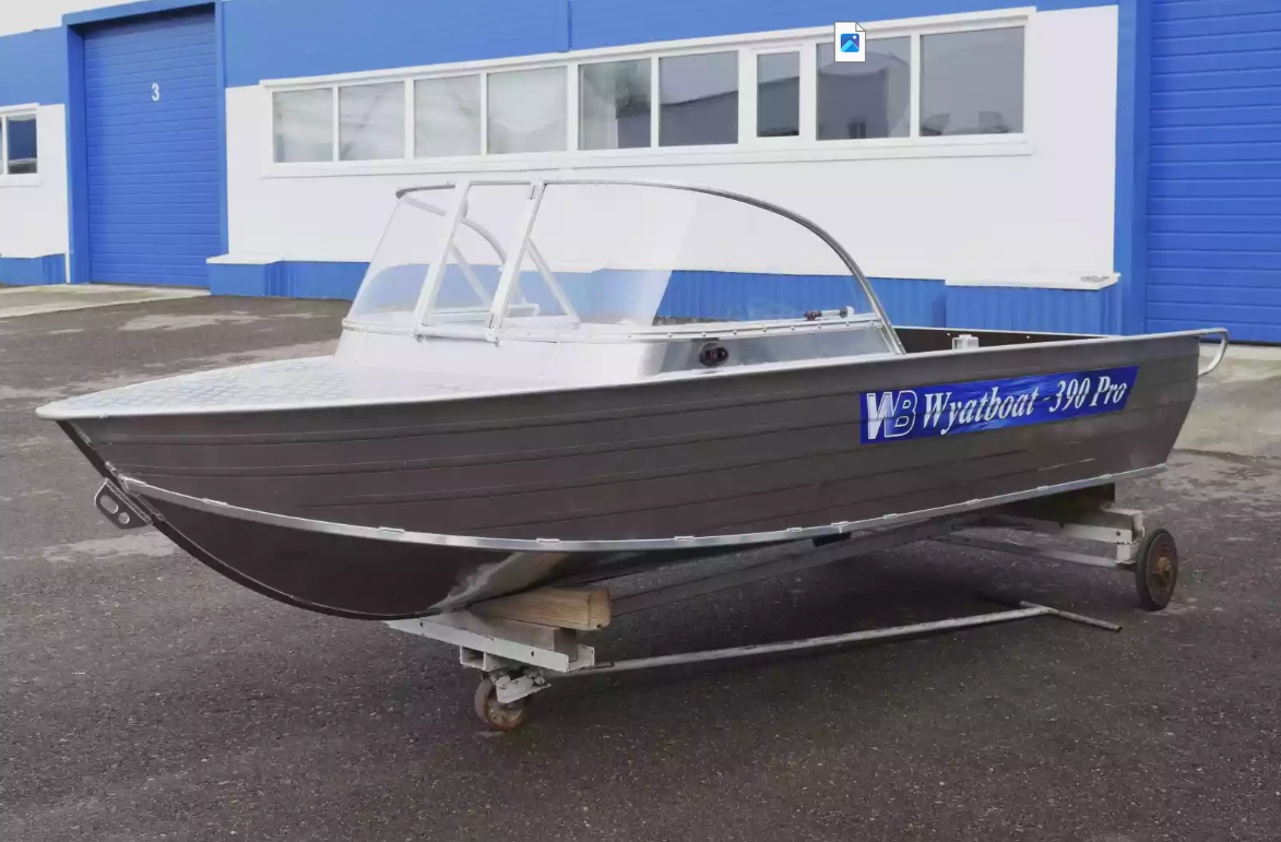 Алюминиевый катер Wyatboat-390 Pro в Екатеринбурге