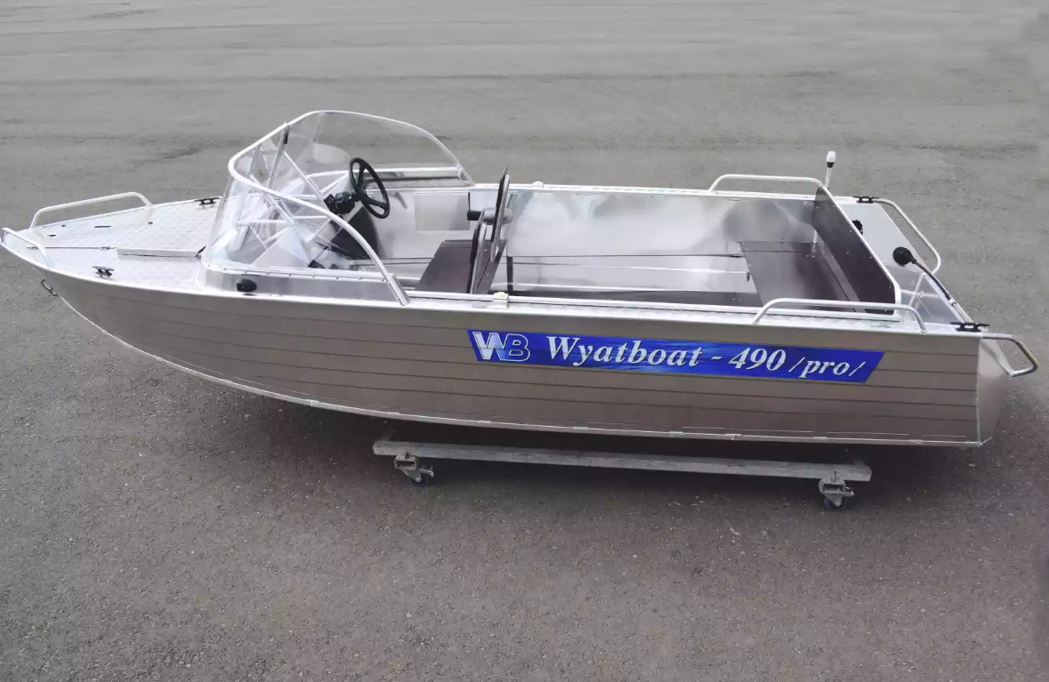 Алюминиевый катер Wyatboat-490 Pro в Екатеринбурге