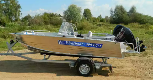 Алюминиевый катер Wyatboat-490 DCM в Екатеринбурге
