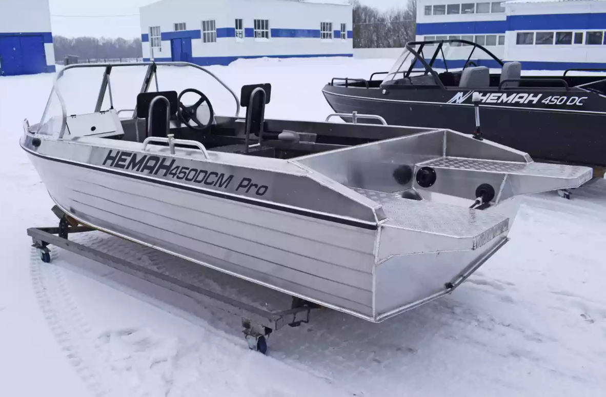 Алюминиевый катер Neman-450 DCM PRO в Екатеринбурге