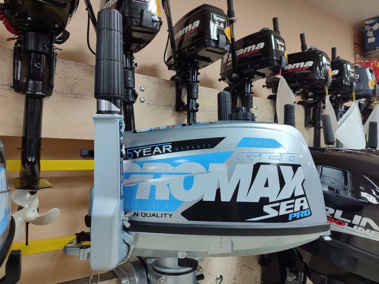 Лодочный мотор PROMAX SP5FHS (внешний бак 12 л) в Екатеринбурге