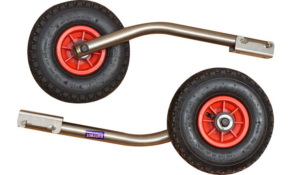 Транцевые колеса модульные удлиненные из нержавеющей стали в Екатеринбурге