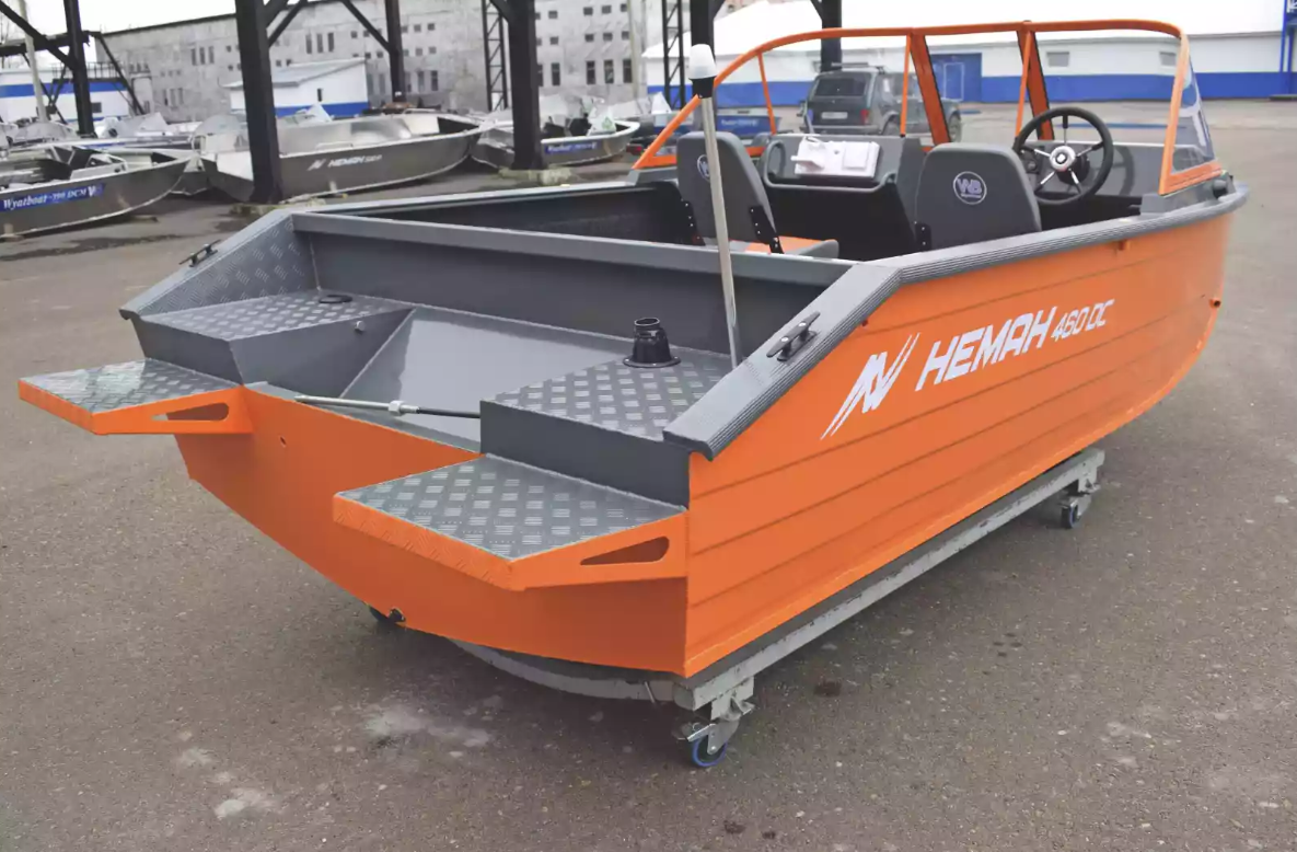 Алюминиевый катер Неман-480 DCM FISH в Екатеринбурге