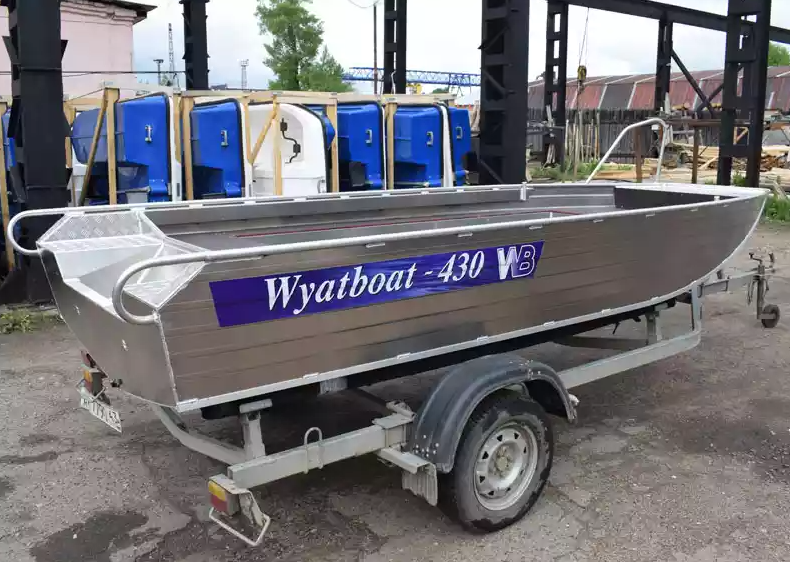 Алюминиевая лодка  Wyatboat-430 Master в Екатеринбурге