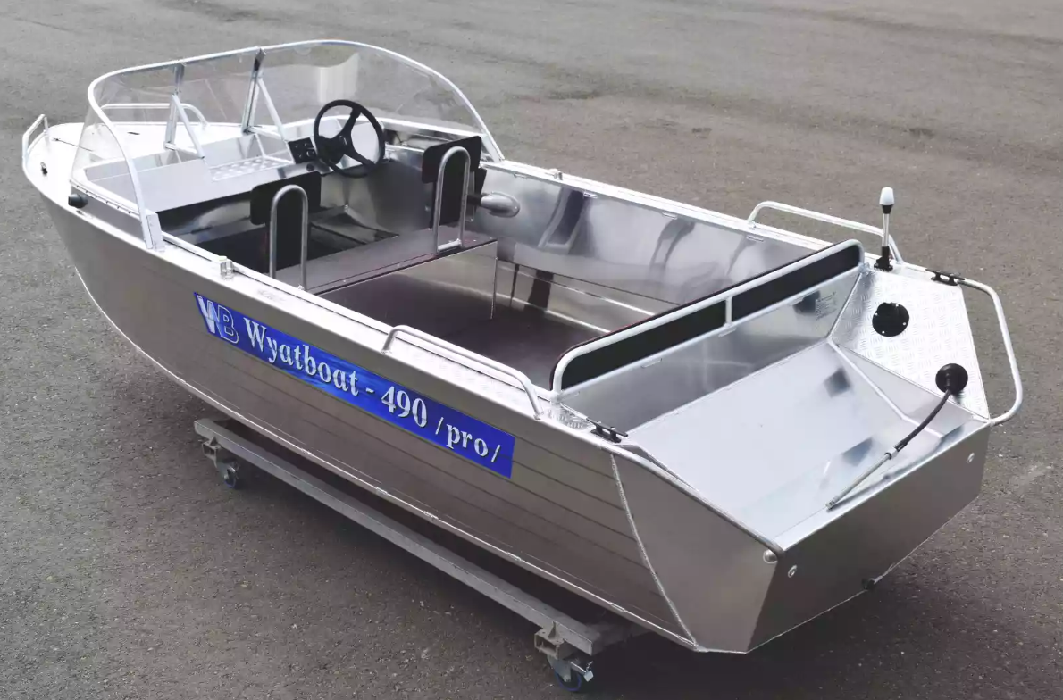 Алюминиевый катер Wyatboat-490 Pro в Екатеринбурге
