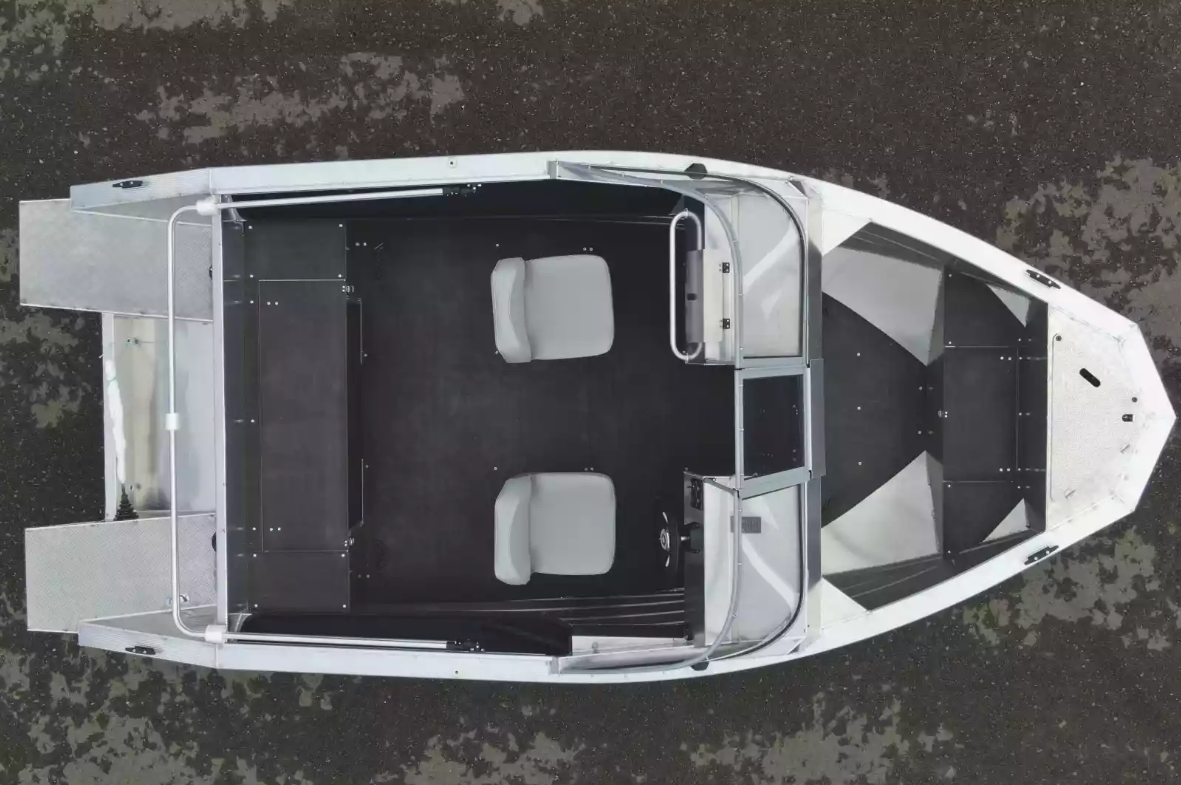 Алюминиевый катер Неман-450 DC NEW без покраски в Екатеринбурге