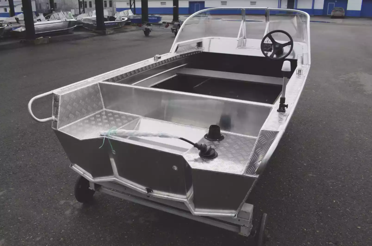 Алюминиевый катер Wyatboat-390 Pro в Екатеринбурге