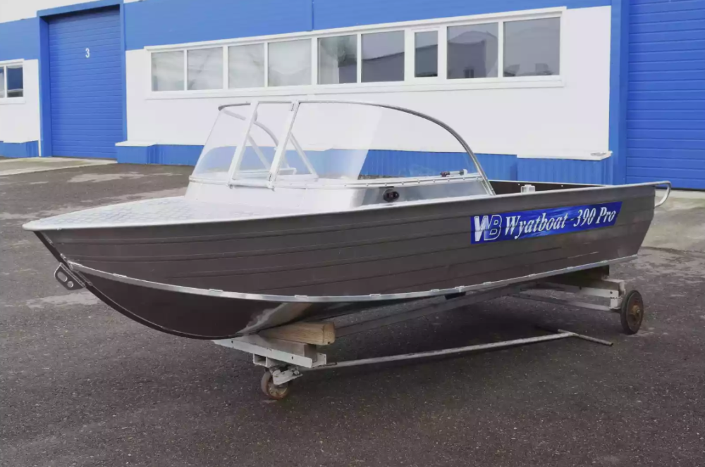 Алюминиевая лодка Wyatboat-390 Pro в Екатеринбурге