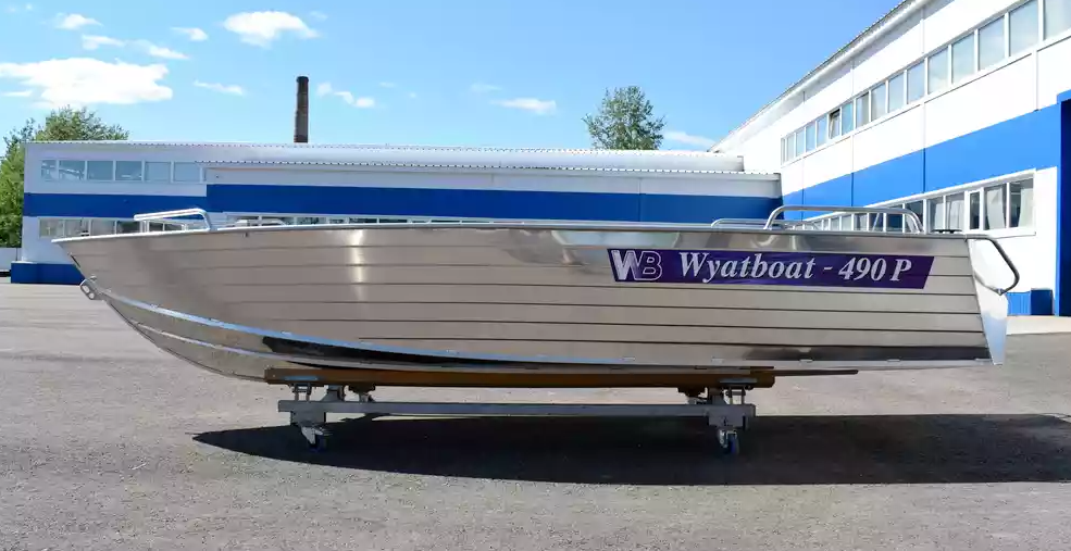 Алюминиевая лодка Wyatboat-490 P в Екатеринбурге