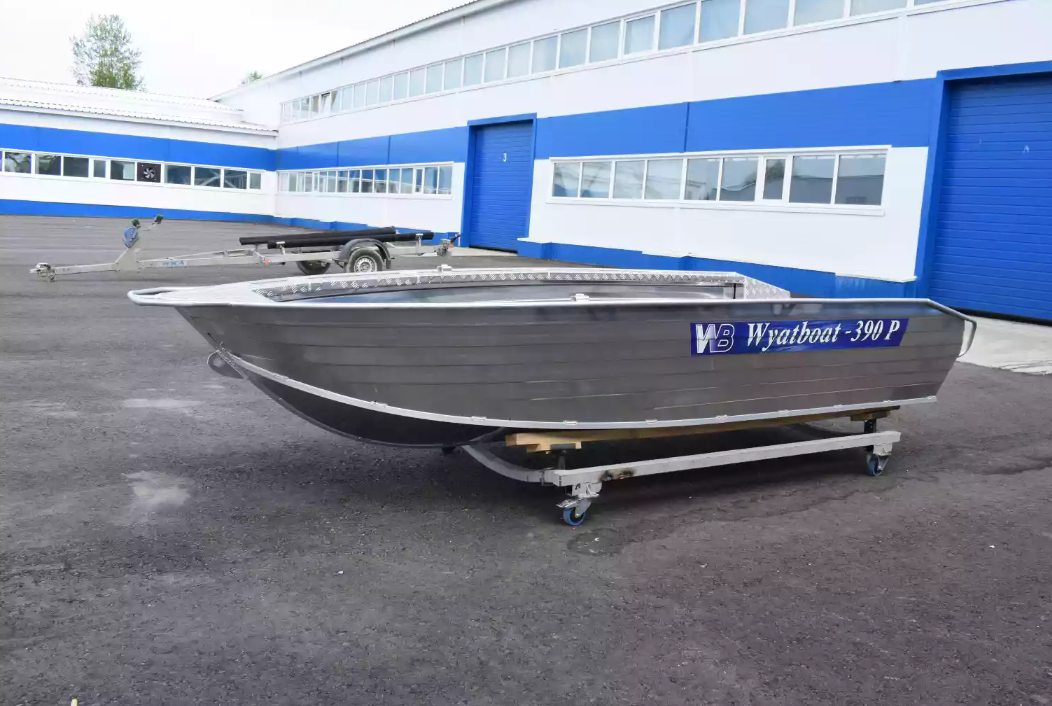 Алюминиевая лодка Wyatboat-390Р Увеличенный борт в Екатеринбурге