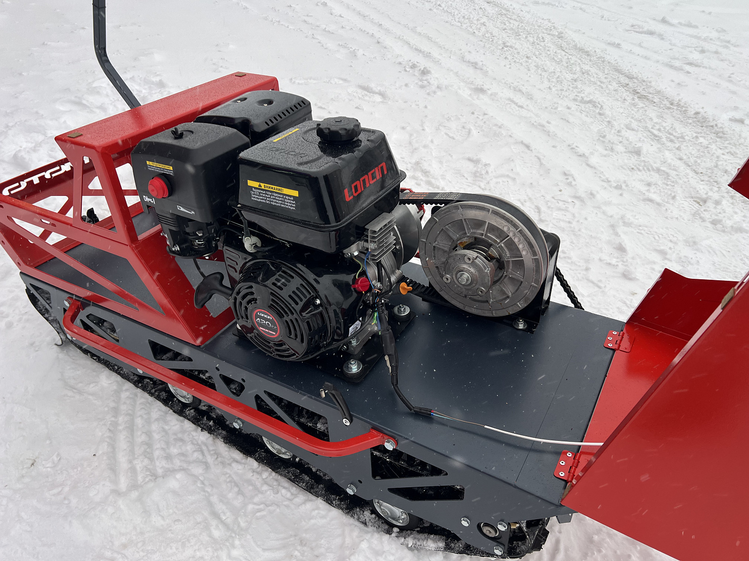 Мотобуксировщик EX-MOTO SNOWDOG S500 15л.с в Екатеринбурге