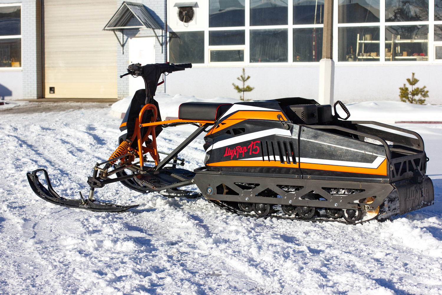 Мотобуксировщик IRBIS Мухтар 15 с лыжным модулем в комплекте в Екатеринбурге