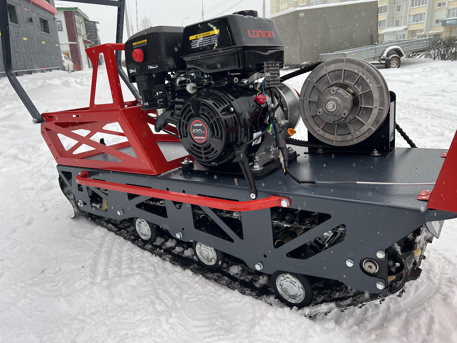 Мотобуксировщик EX-MOTO SNOWDOG S500 15л.с в Екатеринбурге